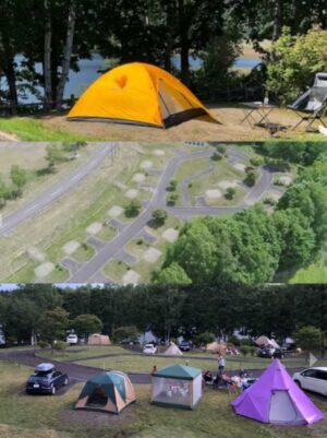 2025年7月19日（土）限定　ふうれん望湖台自然公園キャンプ場　電源付きオートサイト　